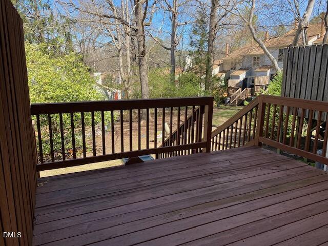 6707 Chauncey Drive Raleigh, NC 27615 - Photo 14 of 17 Deck