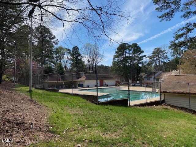 6707 Chauncey Drive Raleigh, NC 27615 - Photo 17 of 17 Yard overlooking pool