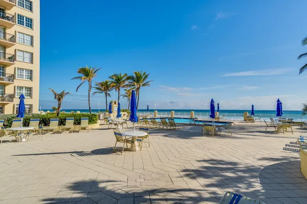 a view of an ocean and beach