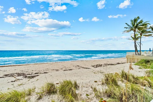 a view of beach and ocean