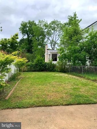a backyard of a house