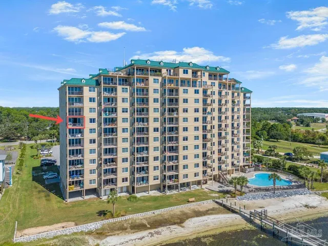 a front view of a building