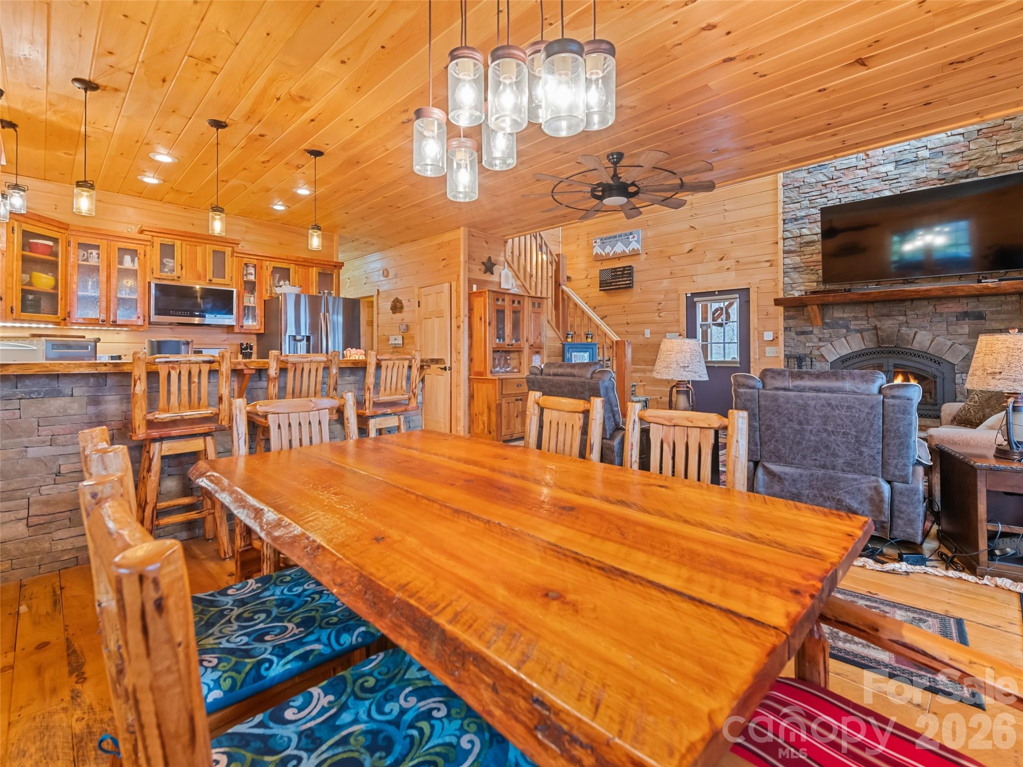 693 High Splendor Drive Robbinsville, NC 28771 - Photo 14 of 48 a view of a living room and dining room