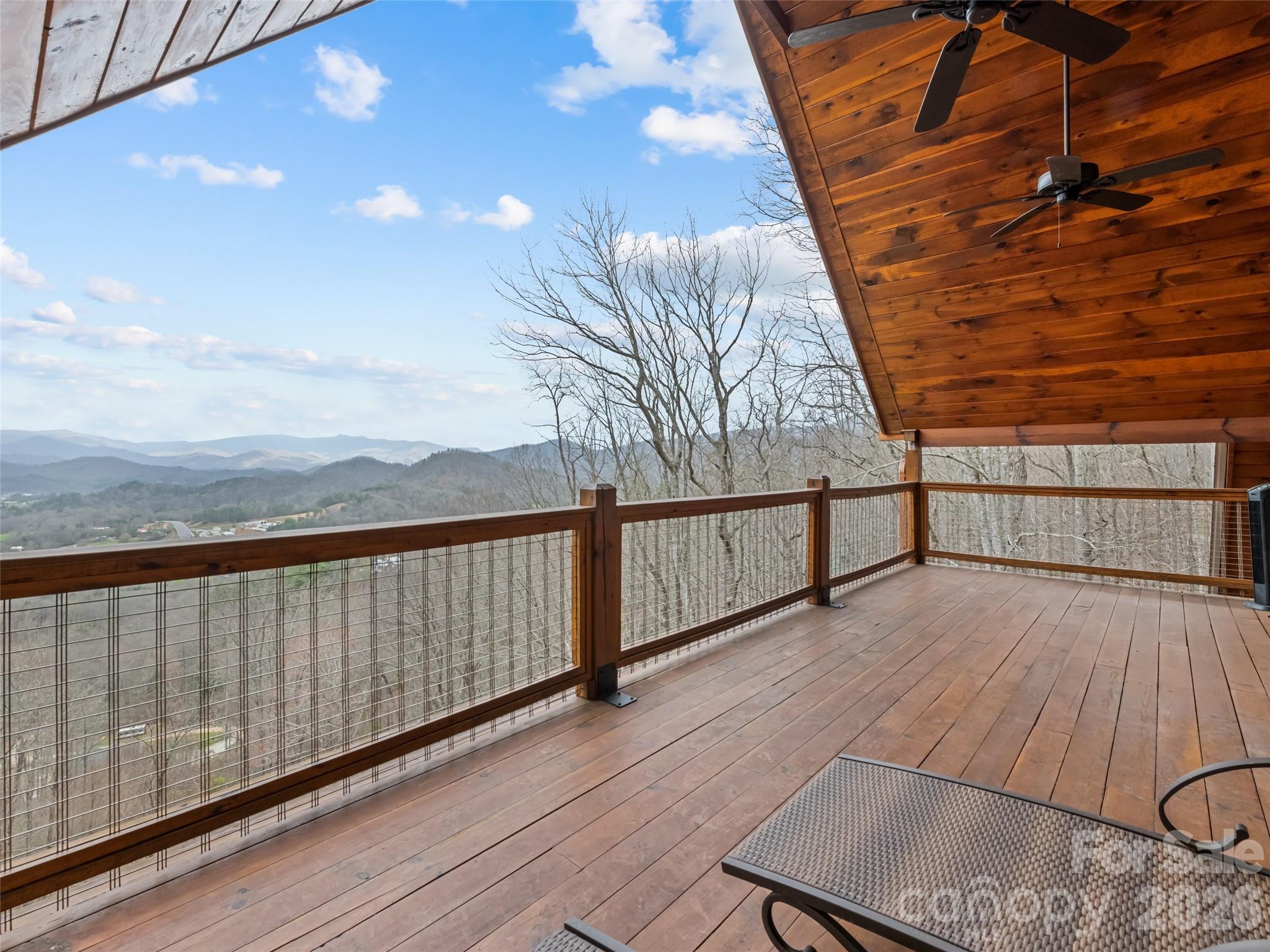 693 High Splendor Drive Robbinsville, NC 28771 - Photo 27 of 48 a view of balcony with wooden floor