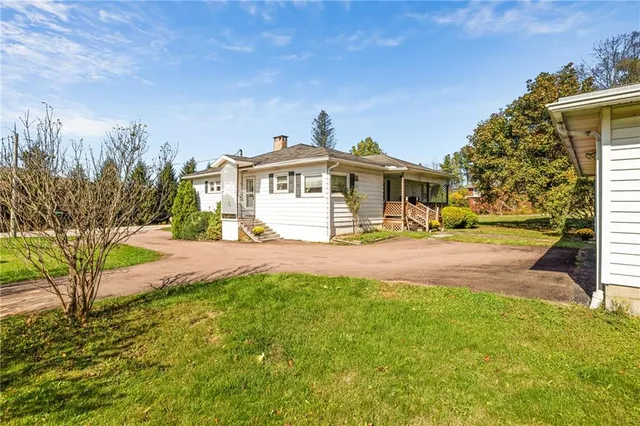 a view of an ocean with city