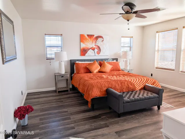 a view of a hallway with a porch