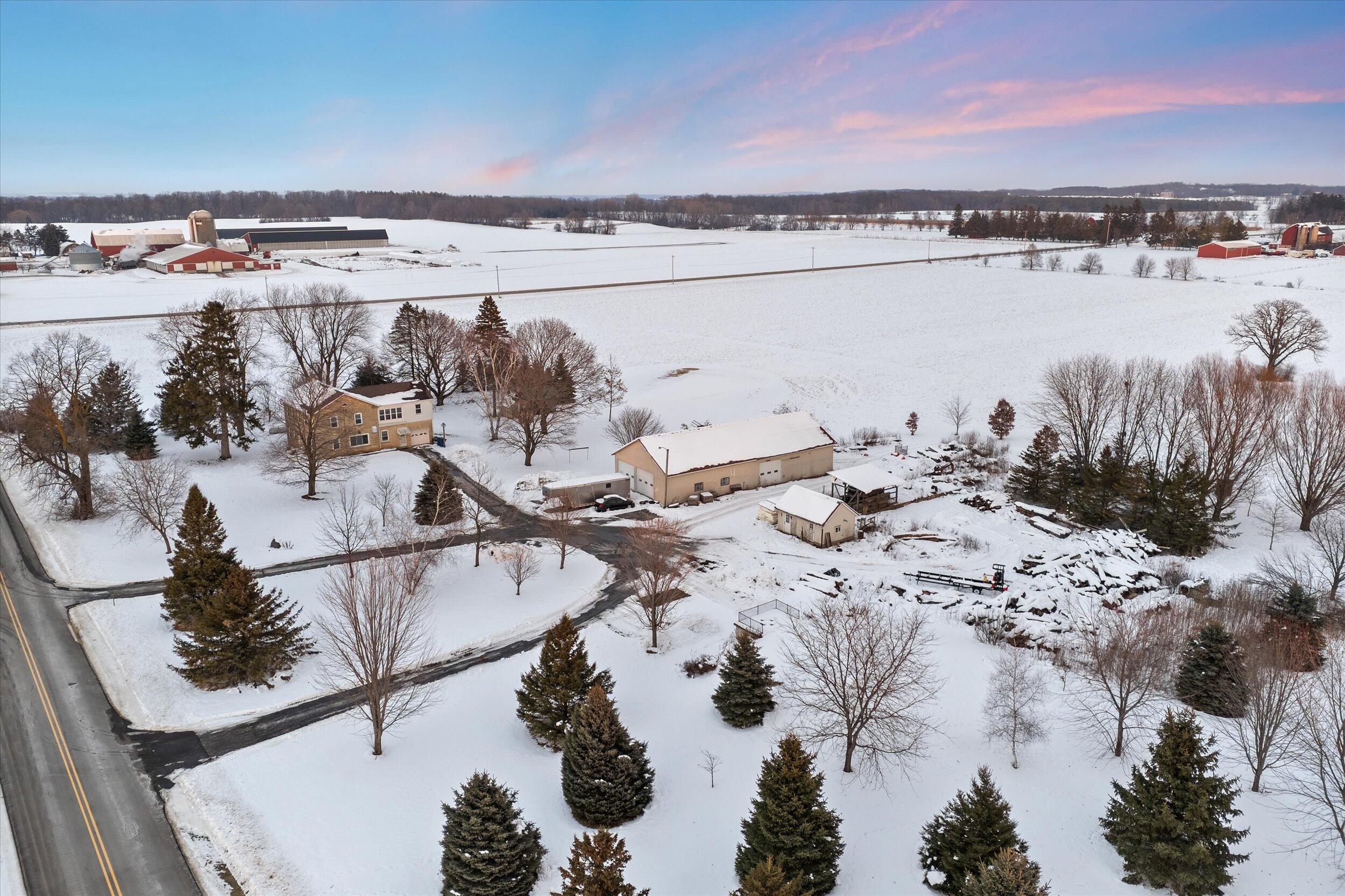 5258 Maple Road Trenton, WI 53095 - Photo 2 of 61 45-Aerial