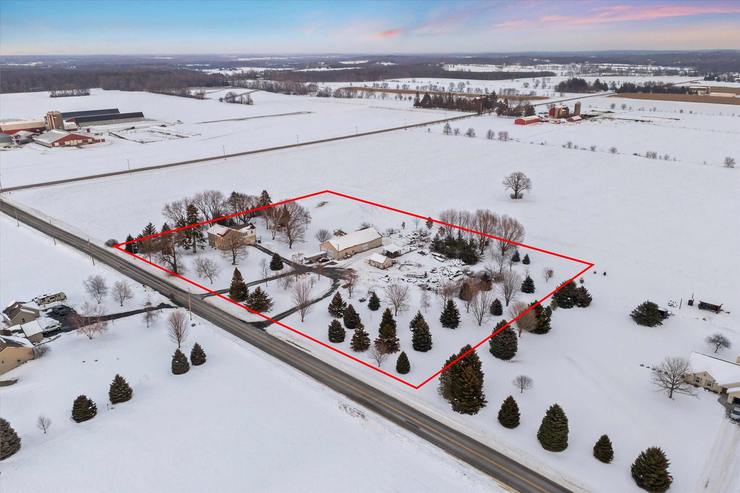 5258 Maple Road Trenton, WI 53095 - Photo 46 of 61 Lot lines are approximate.