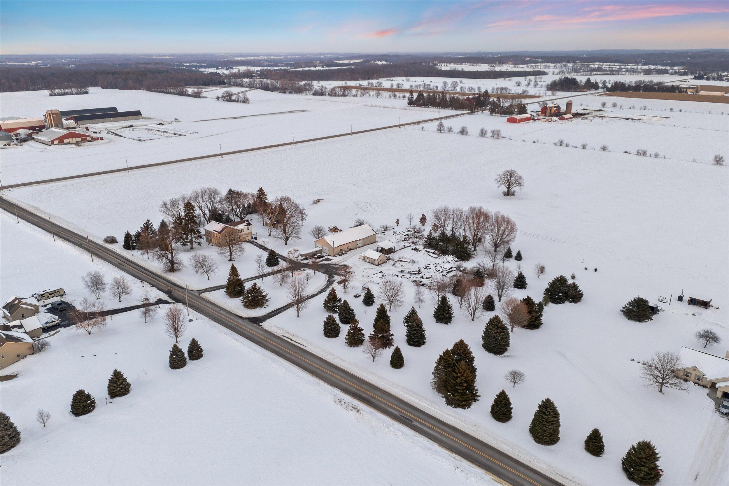 5258 Maple Road Trenton, WI 53095 - Photo 47 of 61 47-Aerial