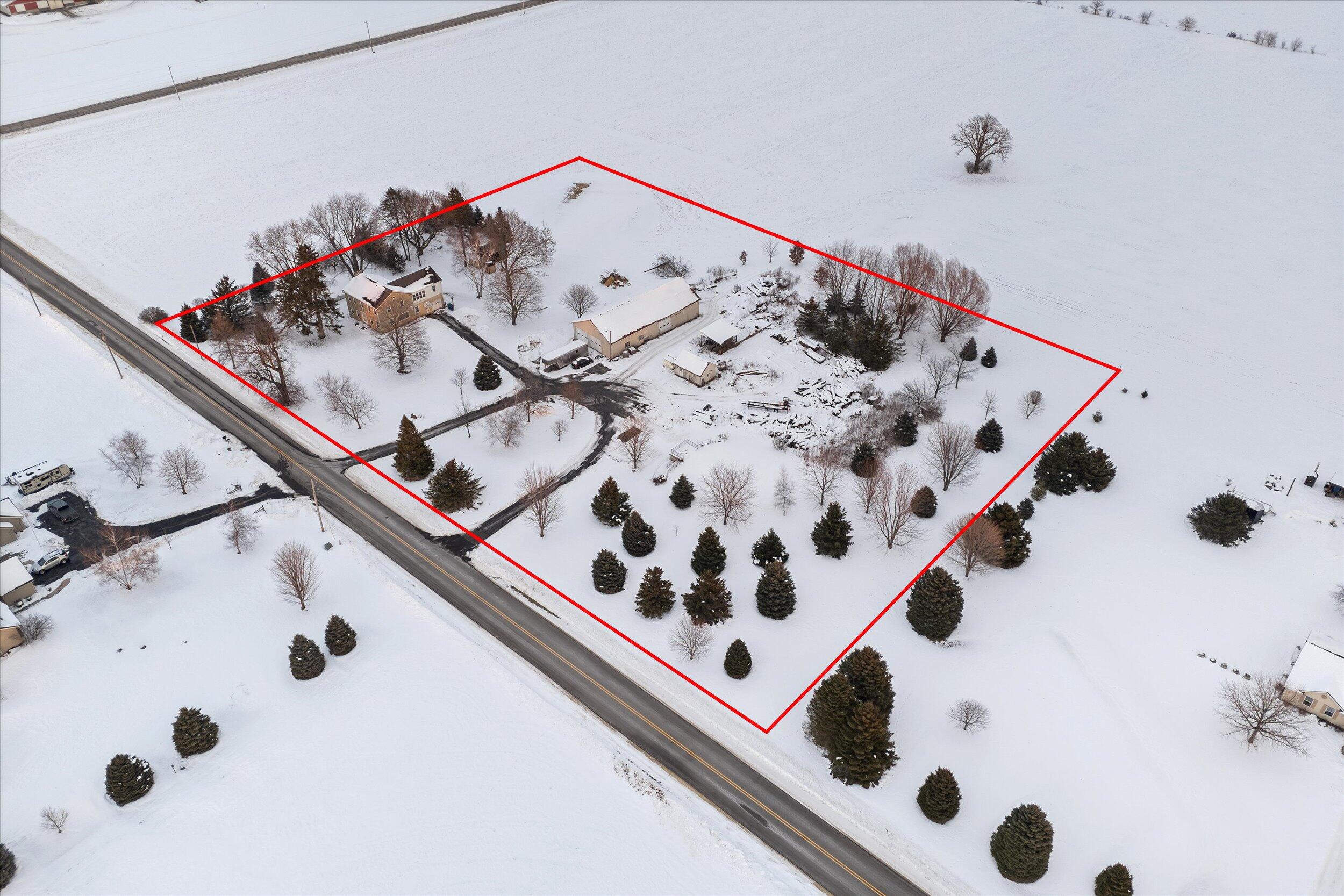 5258 Maple Road Trenton, WI 53095 - Photo 48 of 61 Lot lines are approximate.