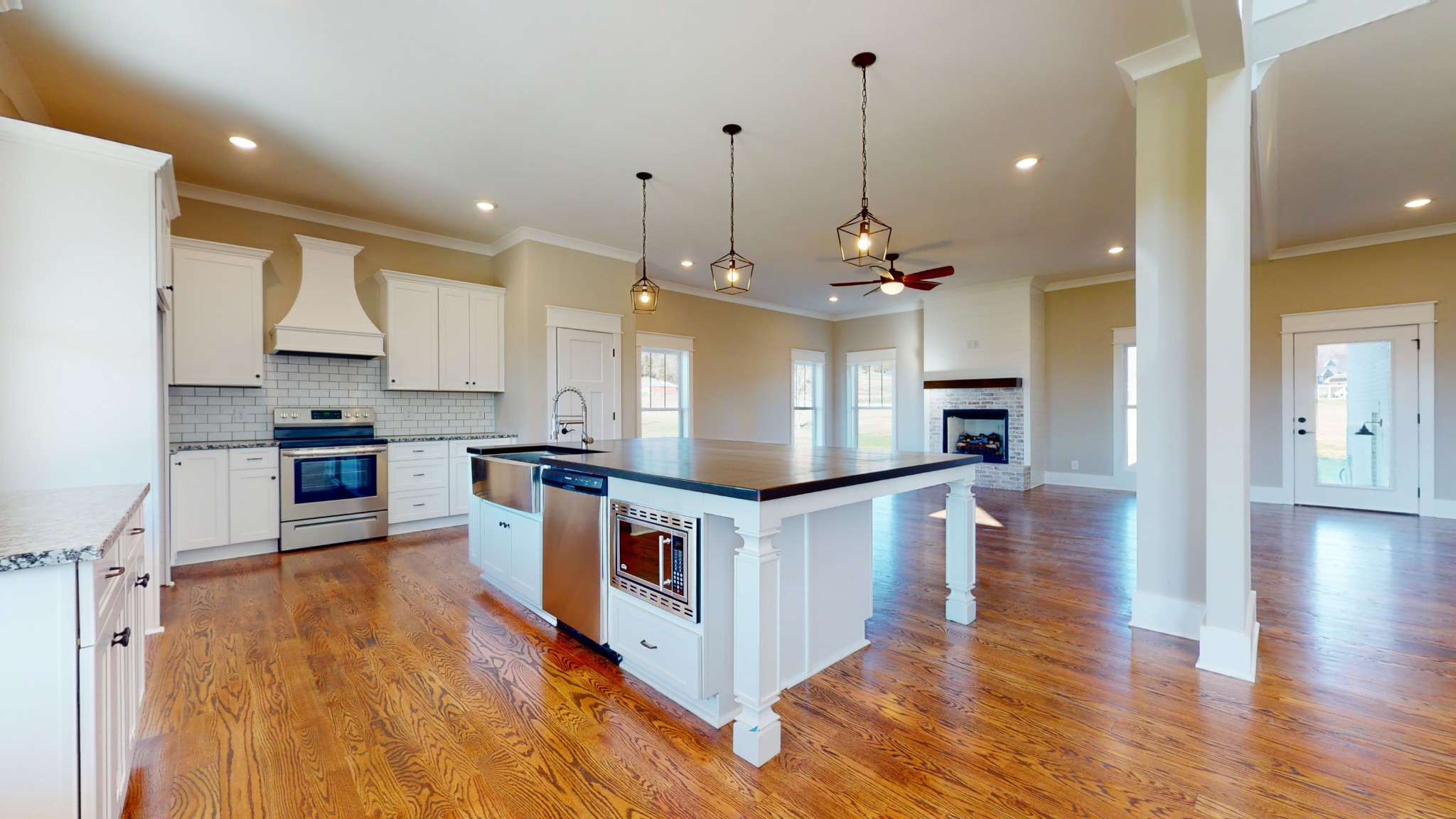 222 Red Hill Road Normandy, TN 37360 - Photo 14 of 51 a kitchen with stainless steel appliances granite countertop a stove and a refrigerator