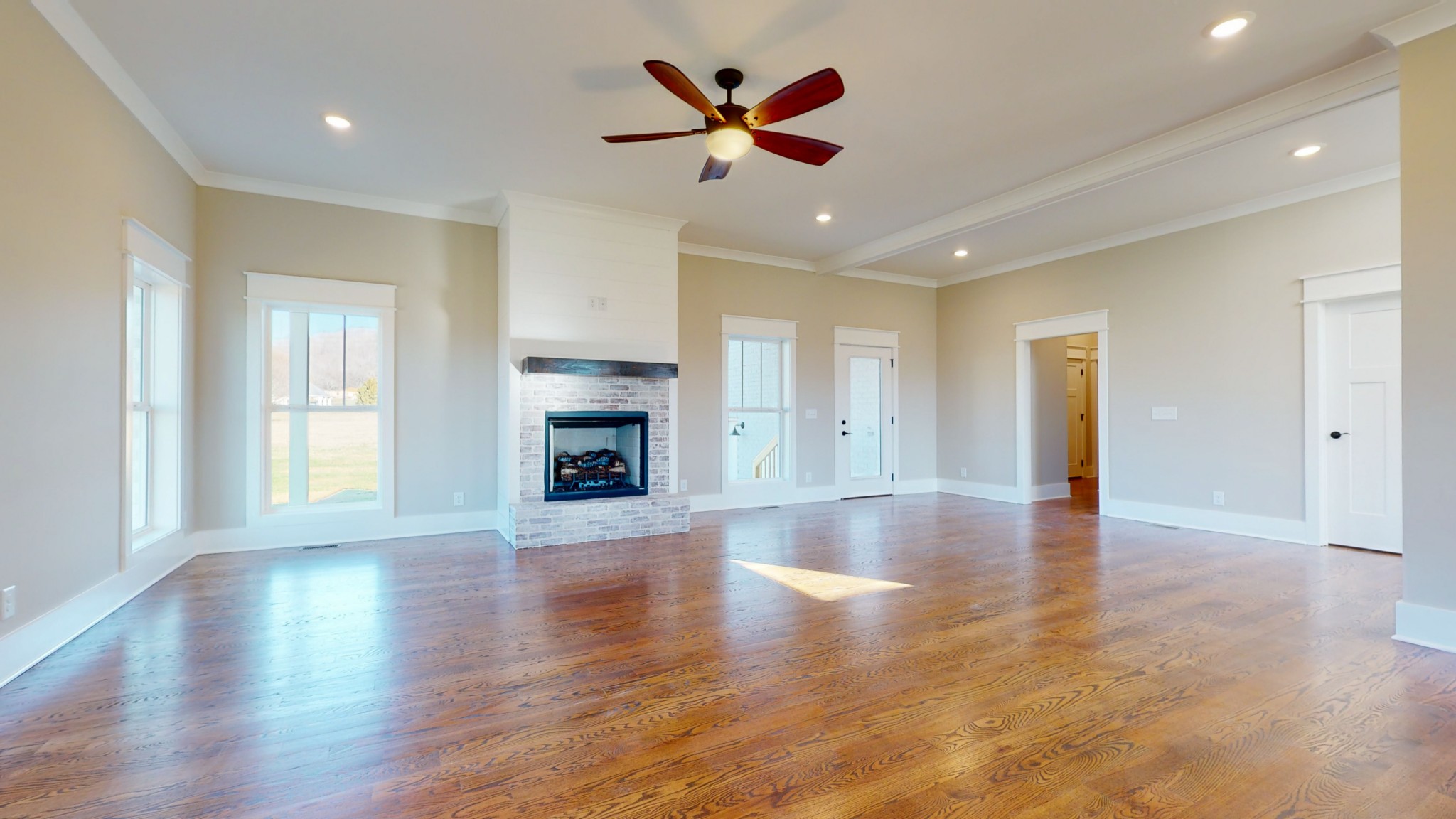 222 Red Hill Road Normandy, TN 37360 - Photo 20 of 51 a view of an empty room with window and wooden floor