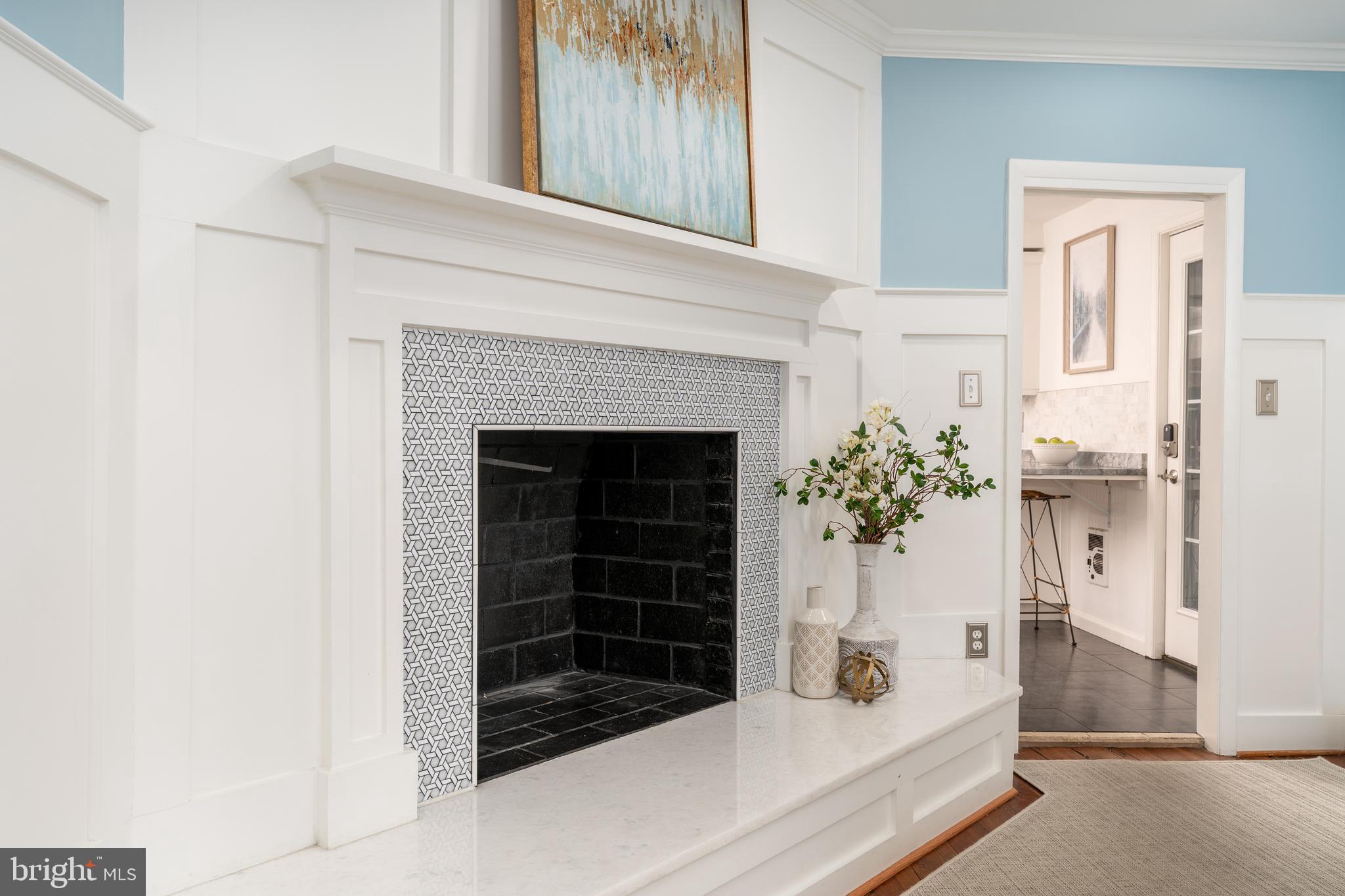 744 7th Street Southeast Washington, DC 20003 - Photo 14 of 37 Woodburning fireplace