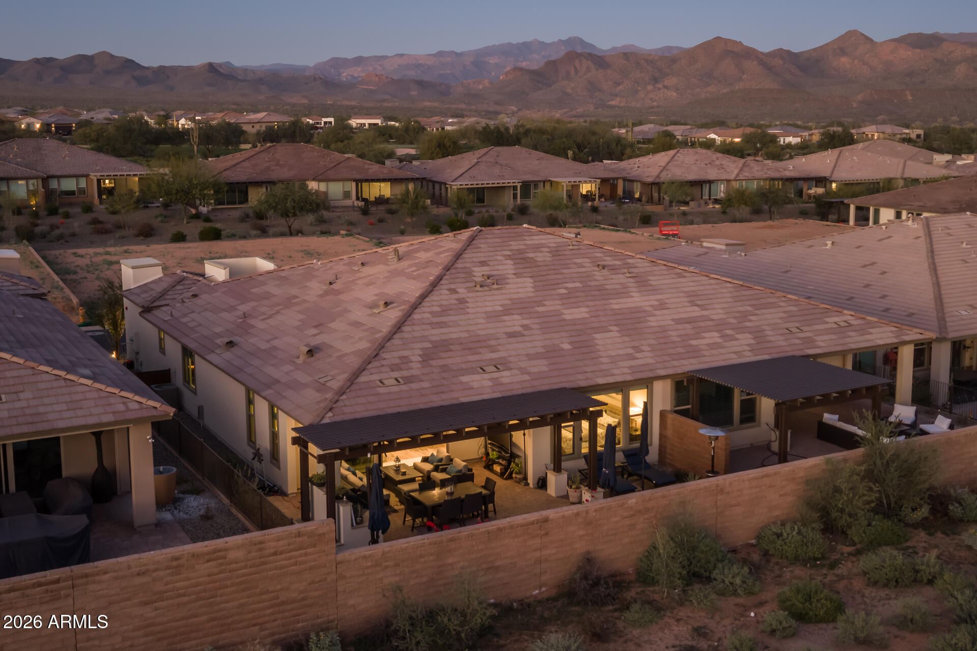 18207 East Coronado Cave Court Rio Verde, AZ 85263 - Photo 26 of 65 35) BACK OF HOME
