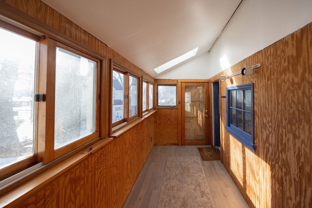 2 Teconnett Path Worcester, MA 01605 - Photo 30 of 36 a view of hallway with stairs and a large window