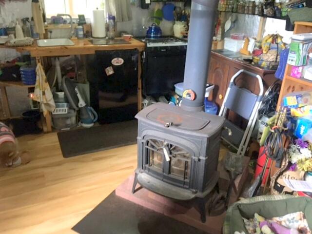 147 Whitaker Road Troy, ME 04987 - Photo 7 of 23 Wood stove for heat