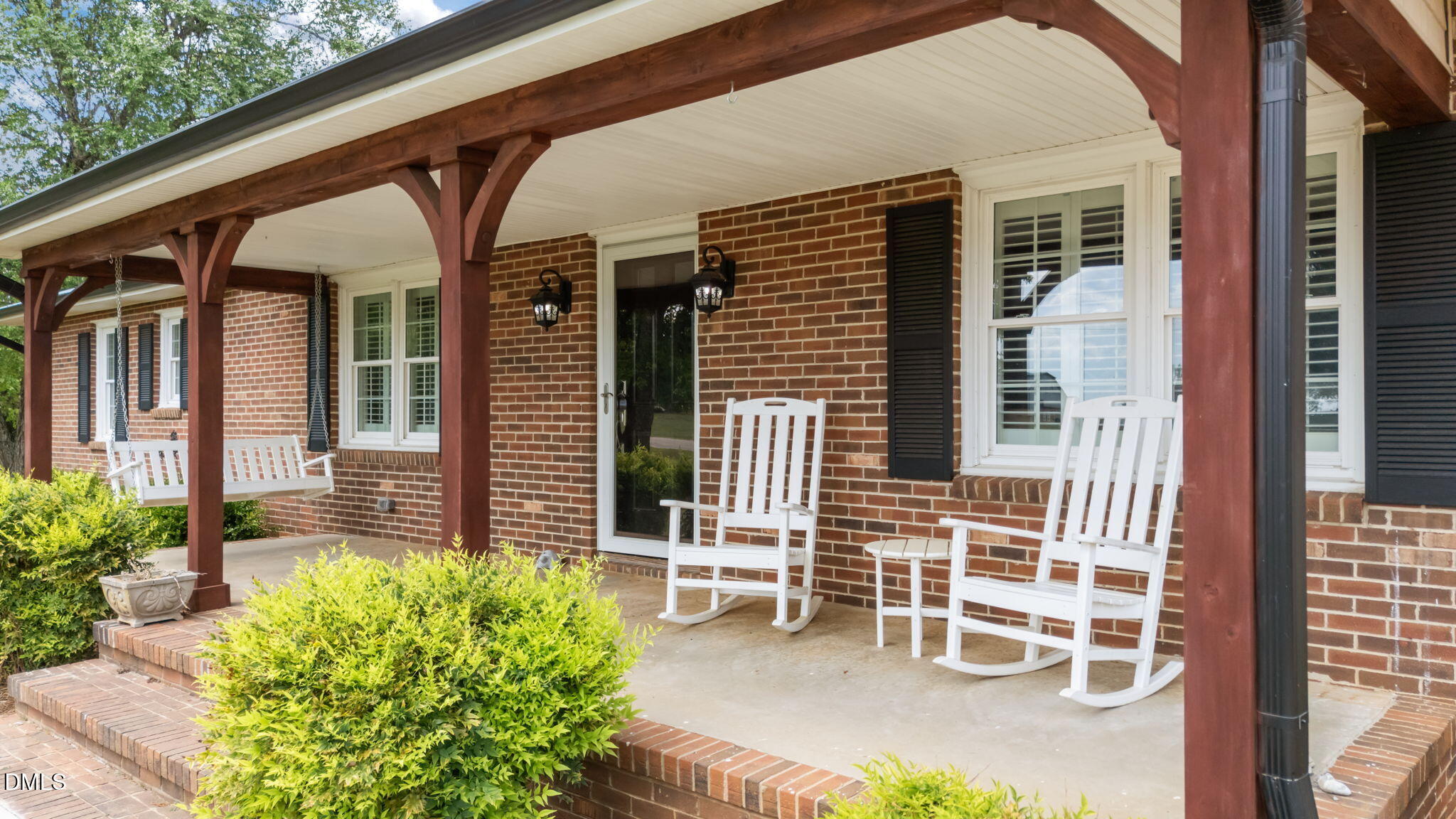 3611 Chewning Road Oxford, NC 27565 - Photo 14 of 45 a view of a chair and table in the balcony