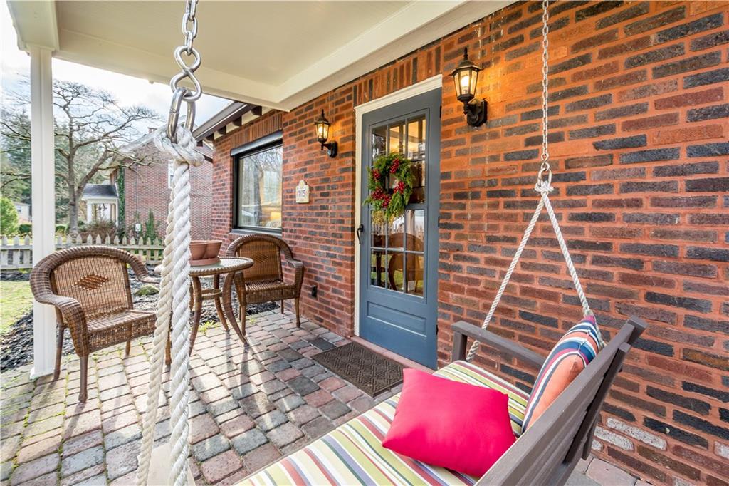 105 Fahnestock Road Pittsburgh, PA 15215 - Photo 3 of 20 a front view of a house with outdoor seating