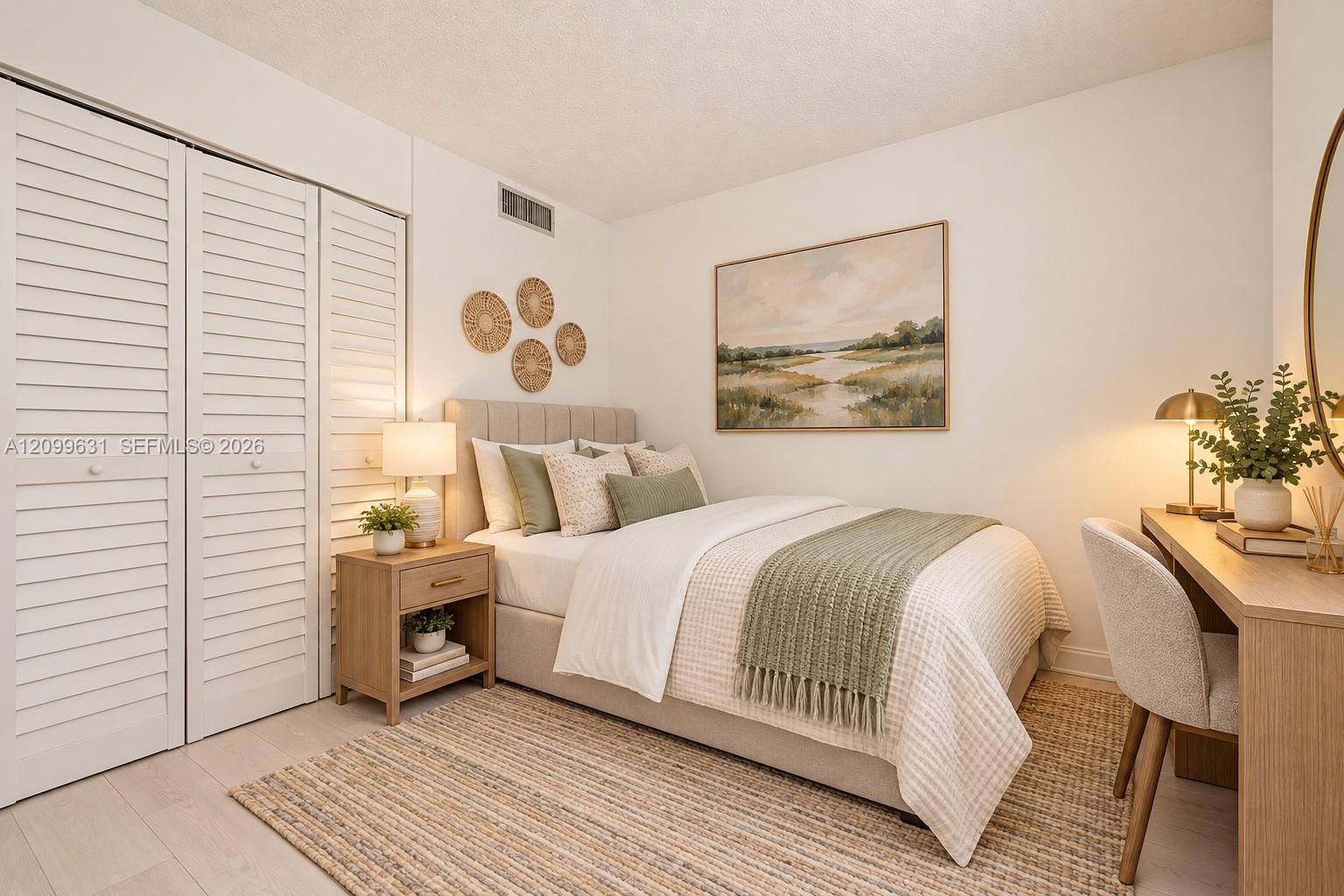5961 Northwest 2nd Avenue, Unit 612 Boca Raton, FL 33487 - Photo 11 of 11 3rd bedroom Virtual rendering