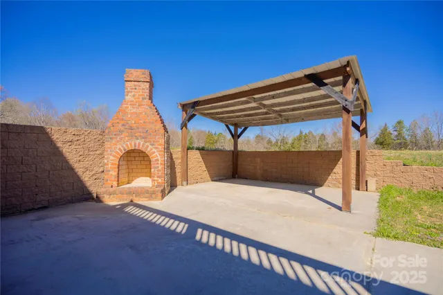 a view of outdoor space and deck