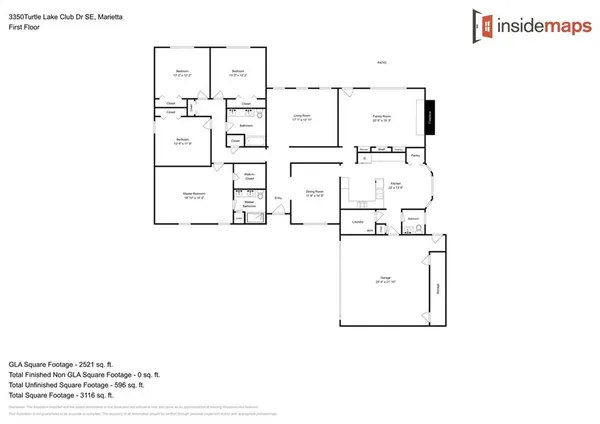 $2,845 | 3350 Turtle Lake Club Drive Southeast, Marietta, GA 30067