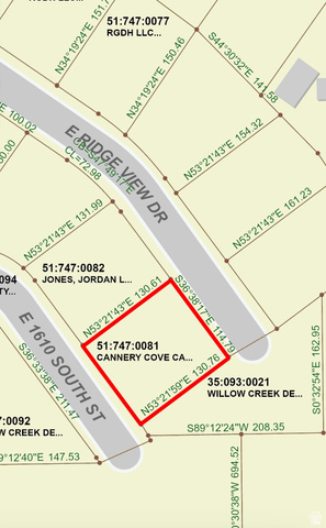 854 East Rdg Vw Drive, Unit 81 Salem, UT 84653 - Photo 5 of 5 Map of parcels