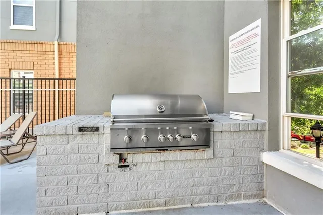 a utility room with a window