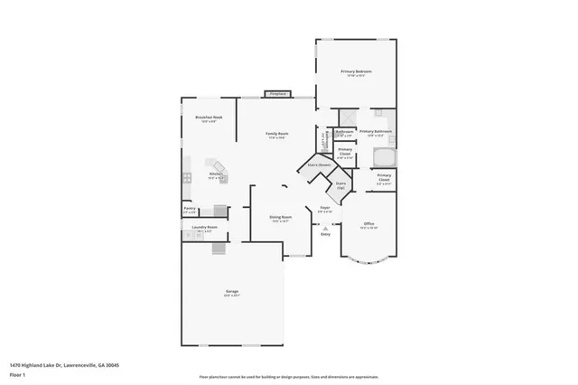$599,900 | 1470 Highland Lake Drive, Lawrenceville, GA 30045