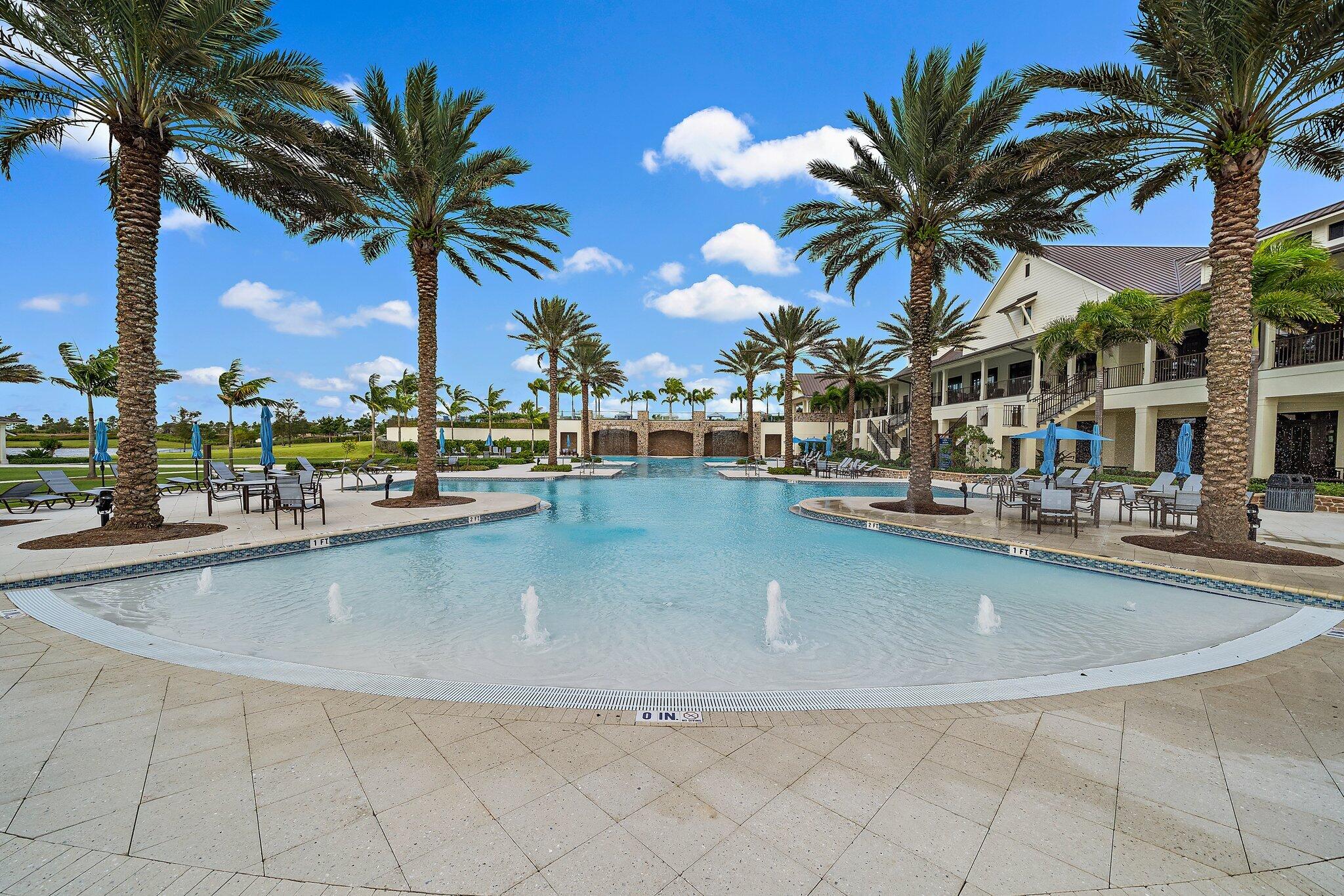 19540 Wheelbarrow Bend Loxahatchee, FL 33470 - Photo 49 of 54 a view of outdoor space with swimming pool and lounge chair