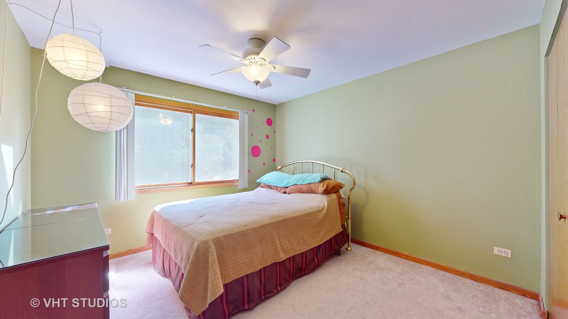 103 Crystal Lake Road Lake In The Hills, IL 60156 - Photo 22 of 42 a bedroom with a bed and chandelier