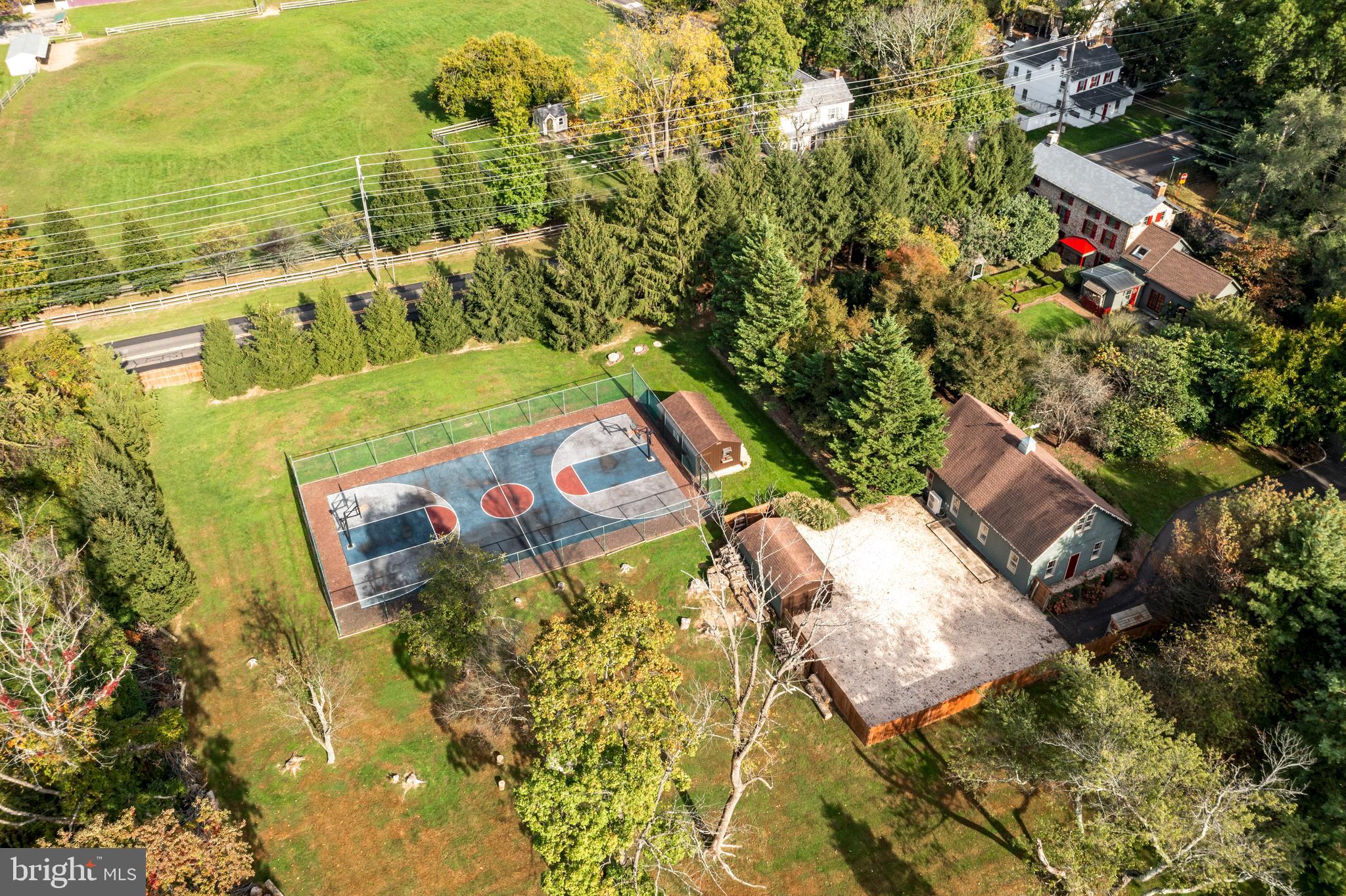 3296 Lower Mountain Road Furlong, PA 18925 - Photo 40 of 43 Sports court and view of property
