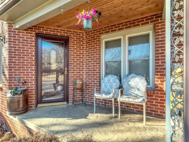 a view of a chairs with a outdoor space