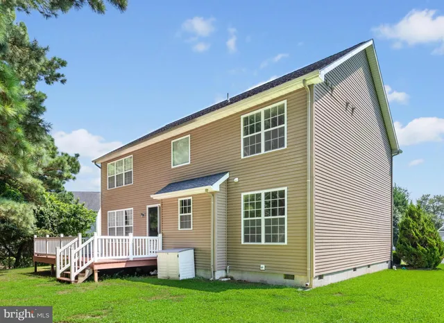 a view of a wooden deck