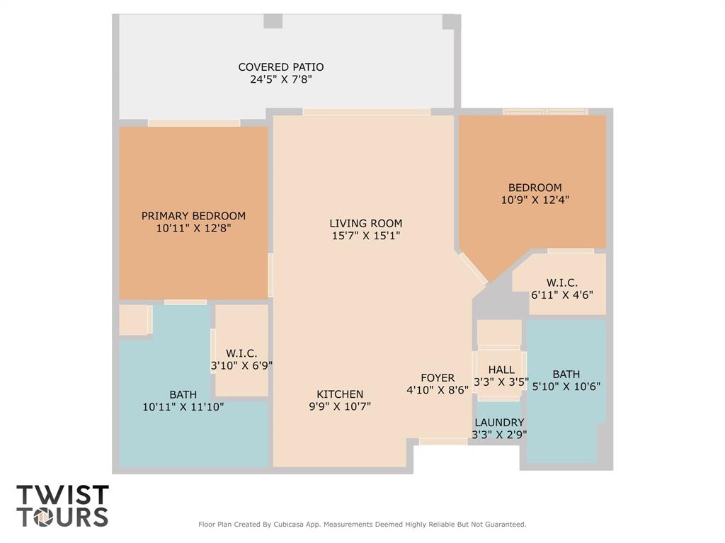 4801 Springdale Road, Unit 2010 Austin, TX 78723 - Photo 28 of 28 View of floor plan / room layout