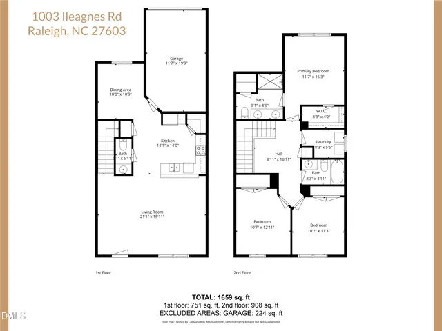 $337,500 | 1003 Ileagnes Road, Raleigh, NC 27603