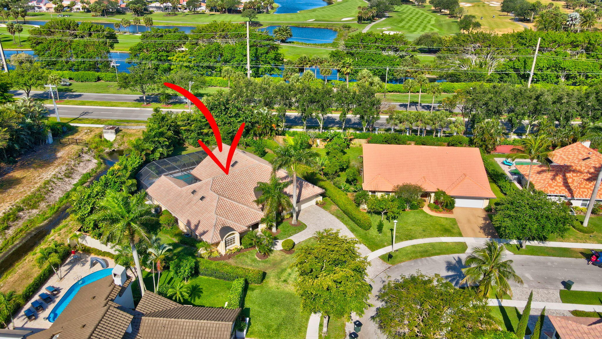 2898 Northwest 26th Street Boca Raton, FL 33434 - Photo 12 of 62 6 Front South of House Aerial