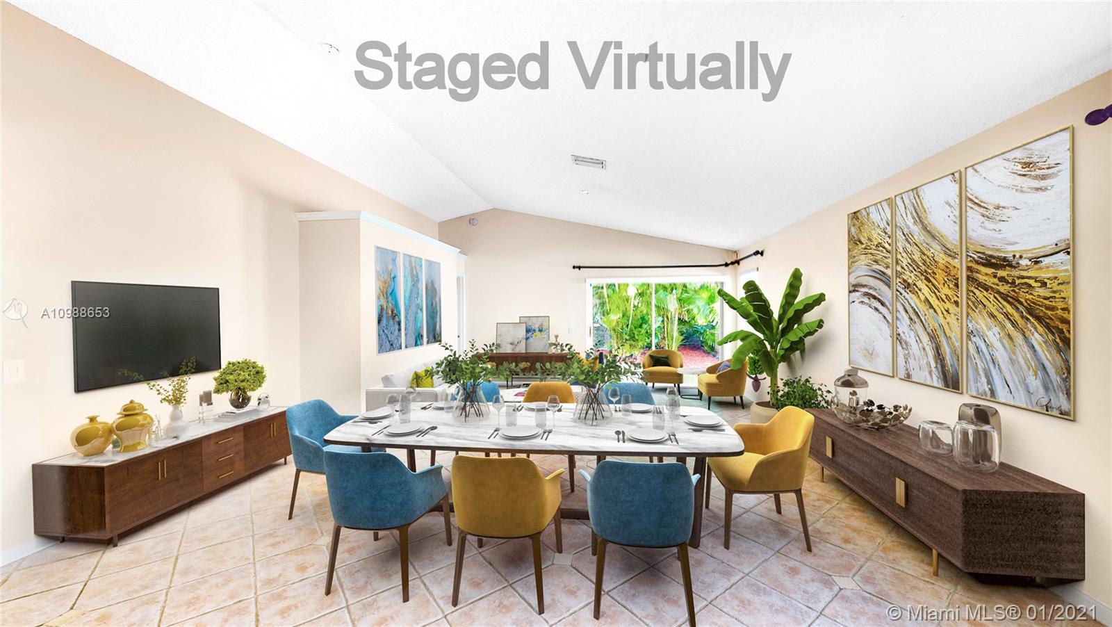 573 Talavera Road Weston, FL 33326 - Photo 4 of 18 Staged (virtually) great room... pretty awesome!!!