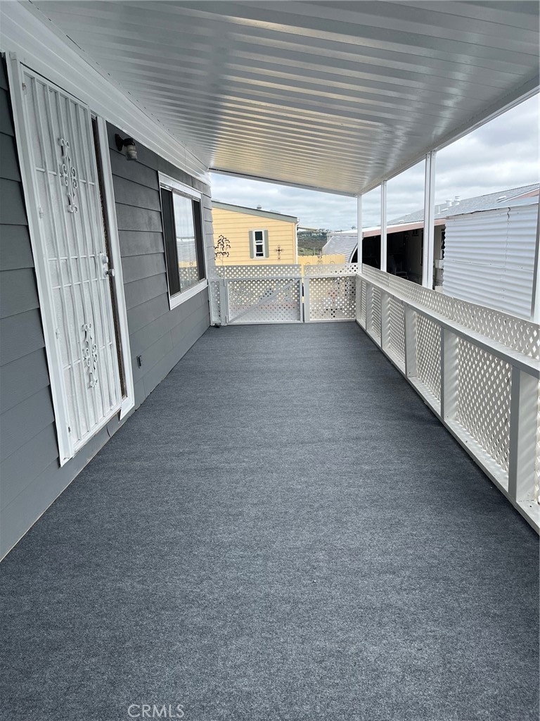 New: Front Patio deck newly recovered