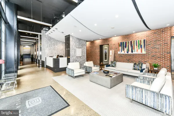 a front view of a building with street view