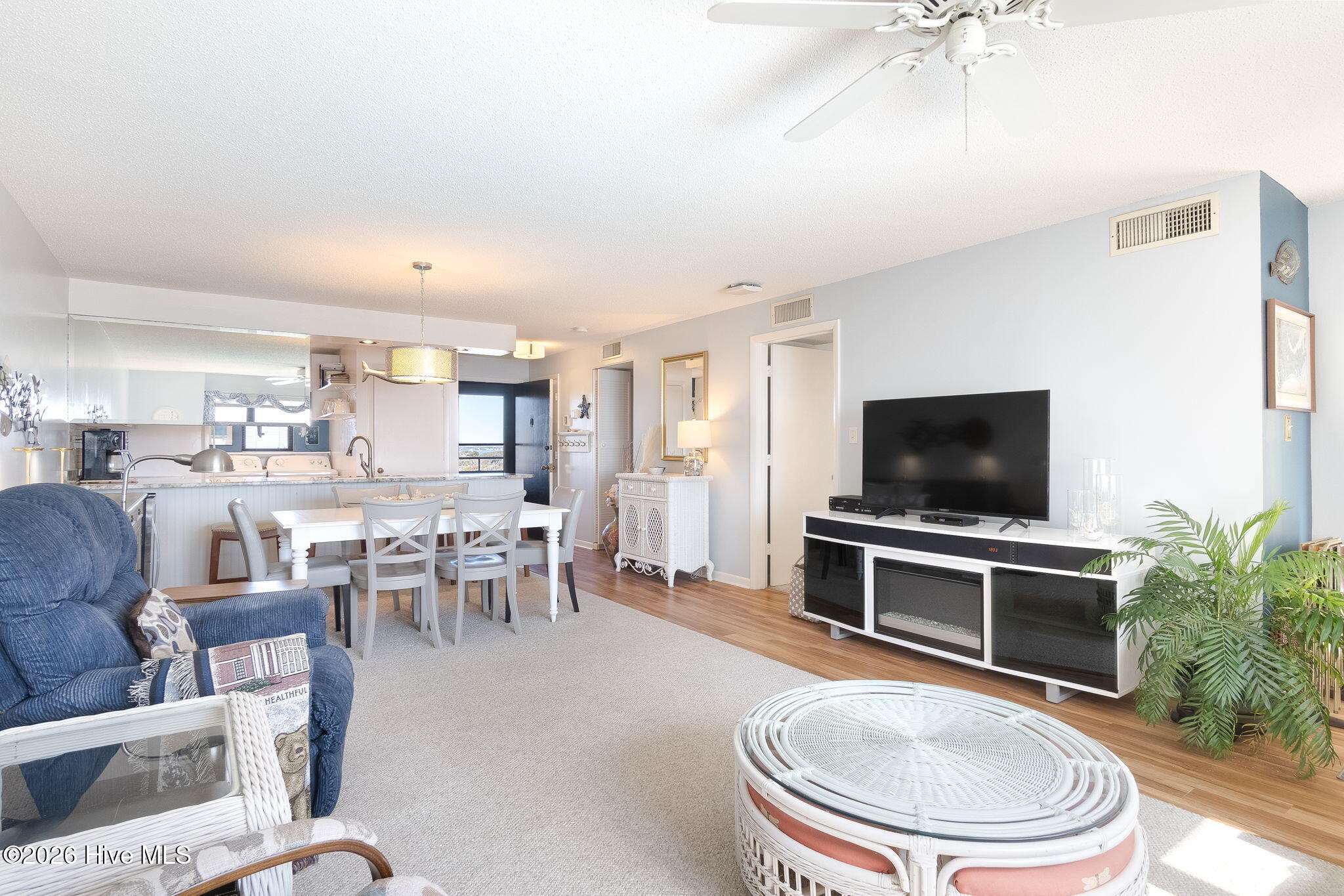 1505 Salter Path Road, Unit 326 Indian Beach, NC 28512 - Photo 12 of 45 Electric fireplace and tv