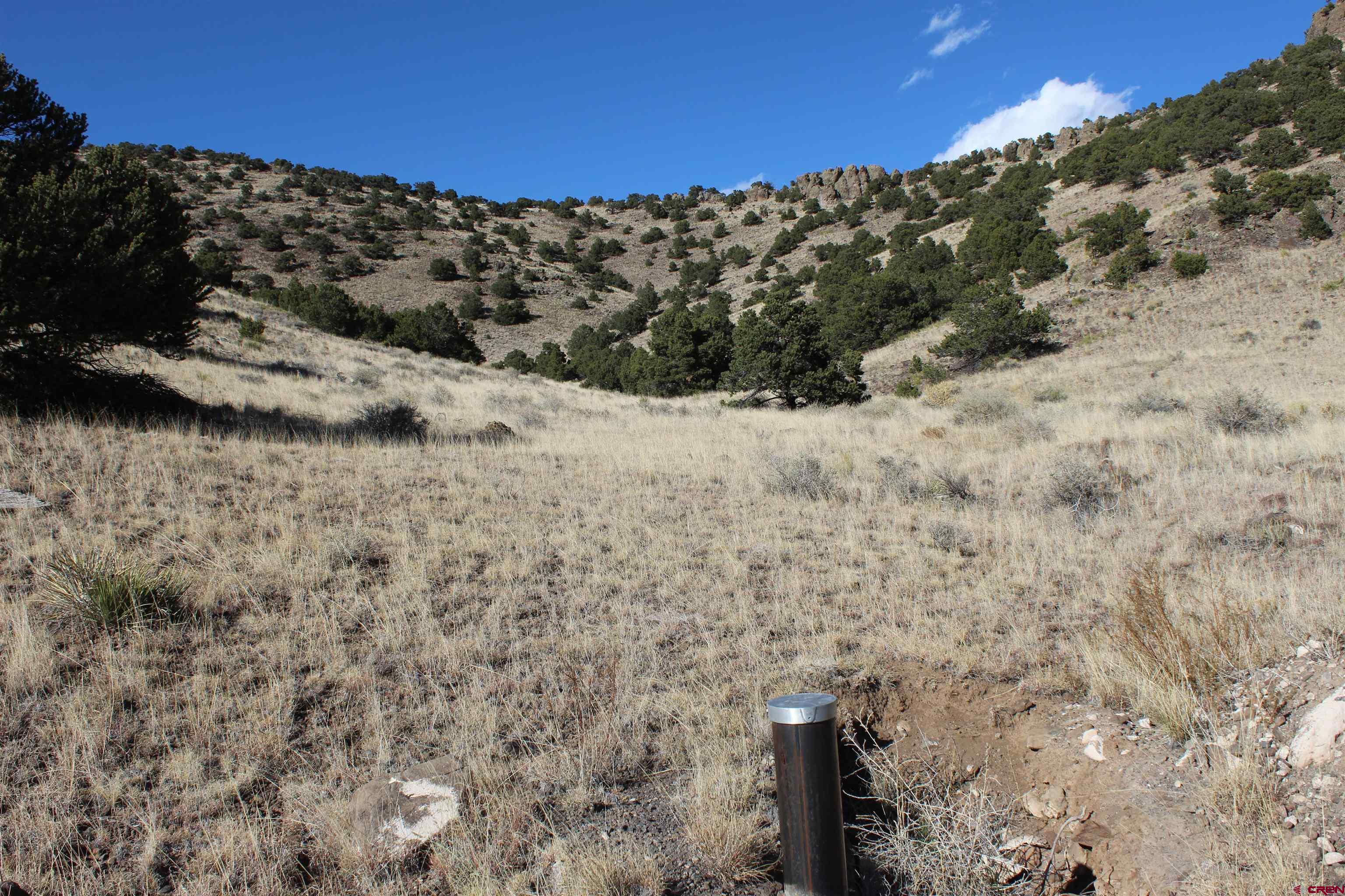7 Ghost Mine Ranch Del Norte, CO 81132 - Photo 2 of 35 a view of a dry yard with a mountain