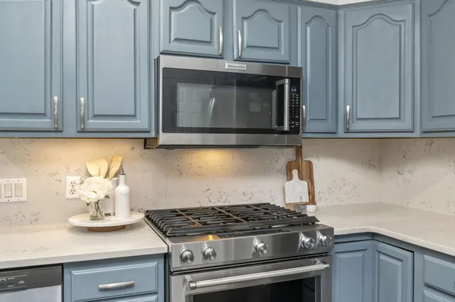 a bathroom with a sink double vanity and a mirror