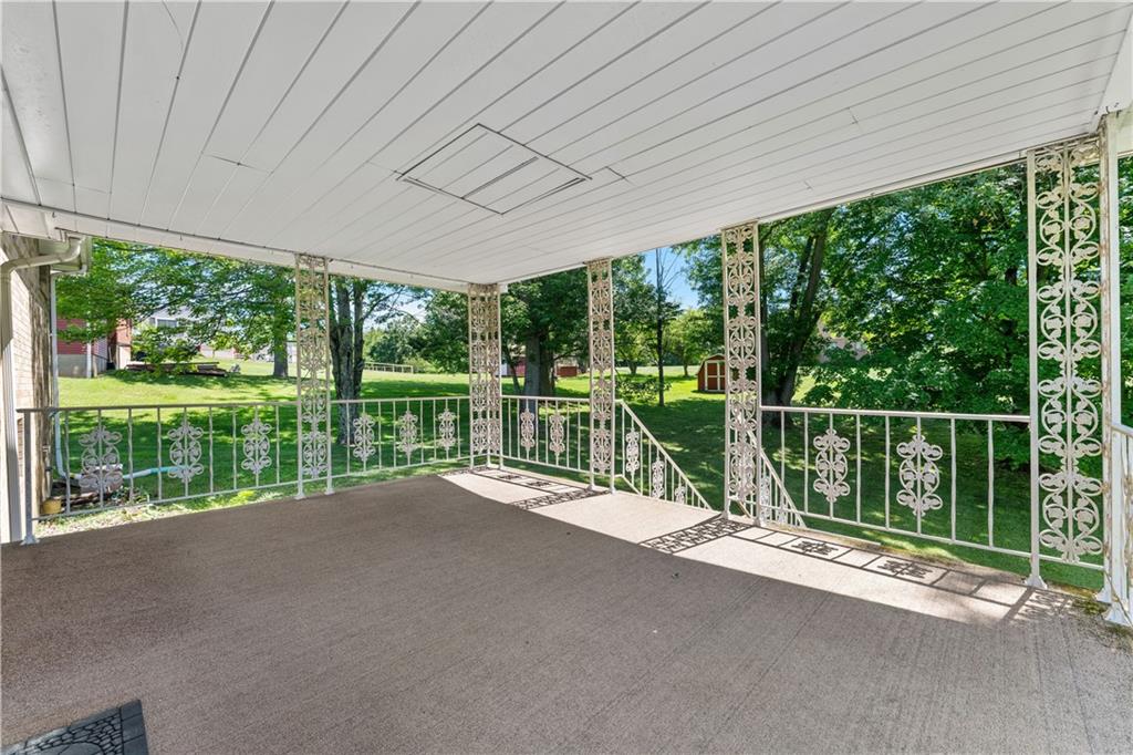 20 McCarrell Road Hickory, PA 15340 - Photo 18 of 35 Covered porch off the kitchen. Great place for the cup of coffee.