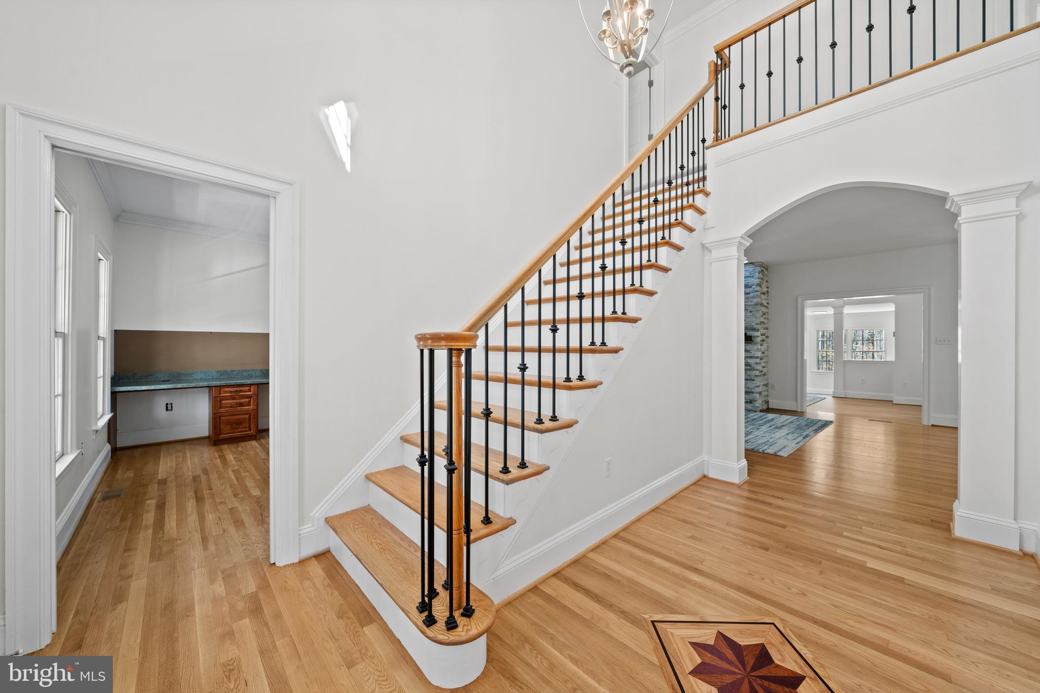 15130 Deep Spring Drive Montpelier, VA 23192 - Photo 13 of 66 a view of entryway and hall with wooden floor