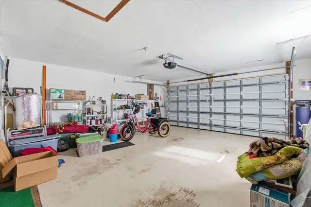 a porch with a table and chairs in patio