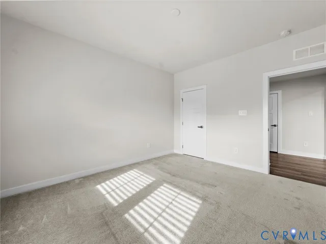 a view of an empty room