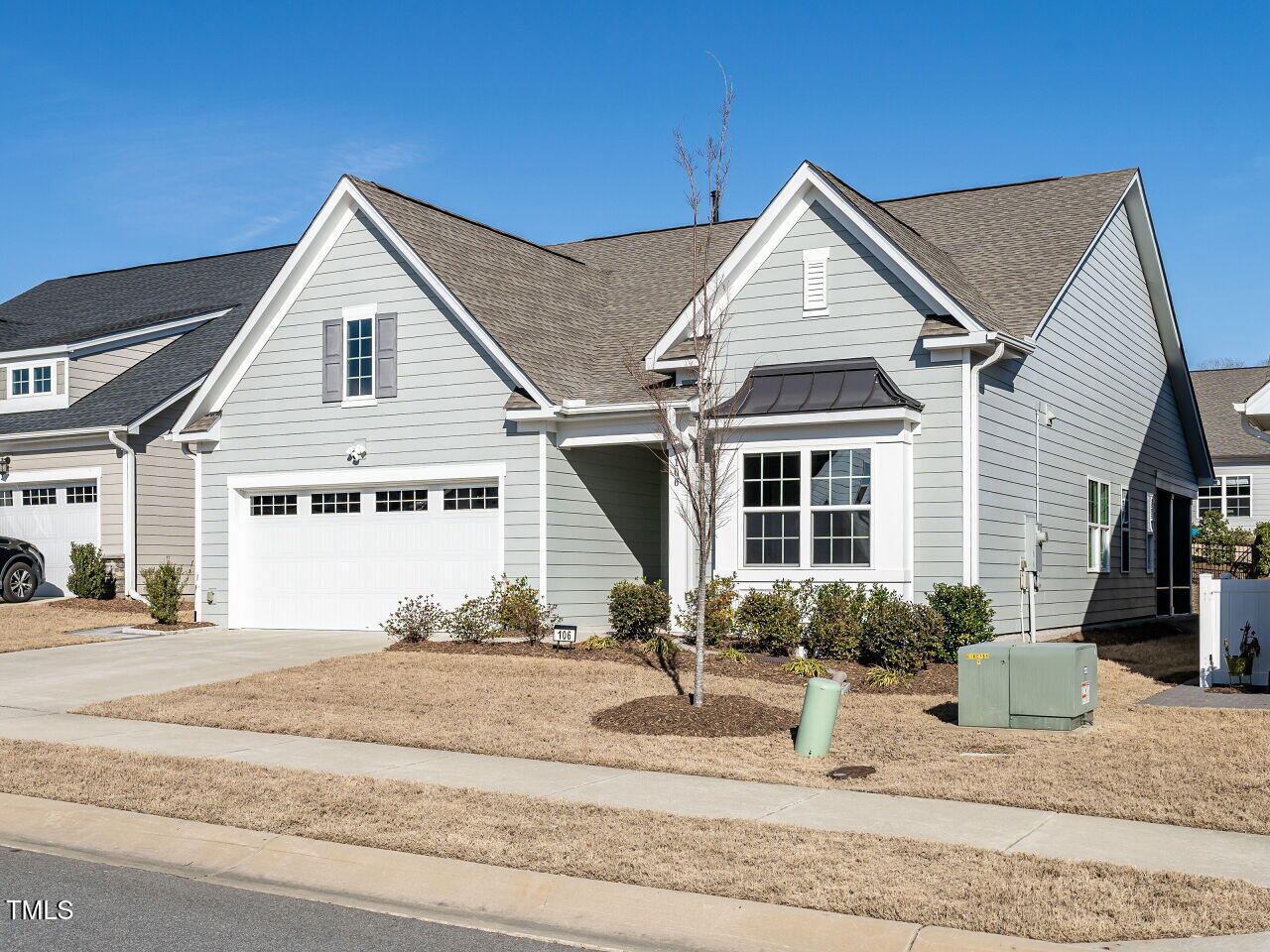 106 Ivory Lane Raleigh, NC 27610 - Photo 45 of 46 a view of a house with a yard and sitting space