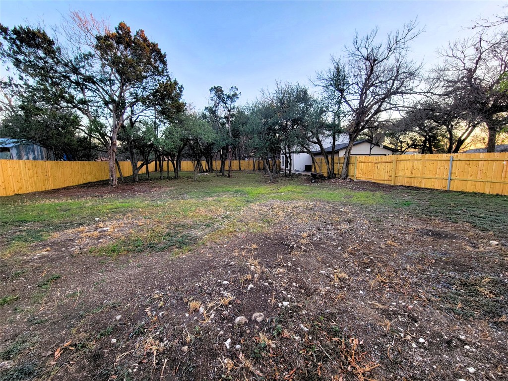1900 Limerick Lane Leander, TX 78641 - Photo 4 of 12 View of fenced backyard, huge lot, endless possibilities
