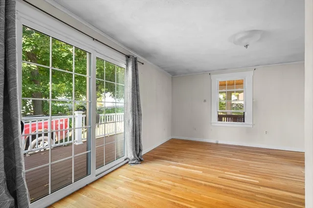 a view of a room with window