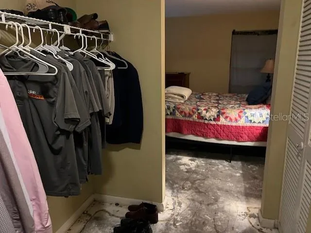 a room with furniture and a window